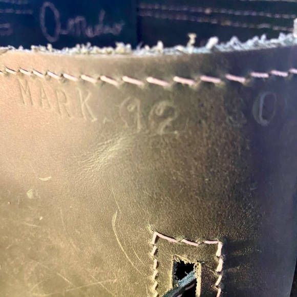 Full grain leather book bag main image 6